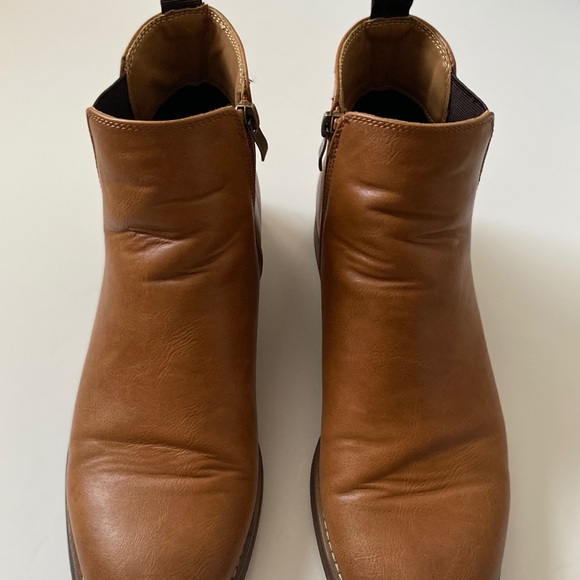 Steve Madden Tan Leather Boots - Picture 3 of 5
